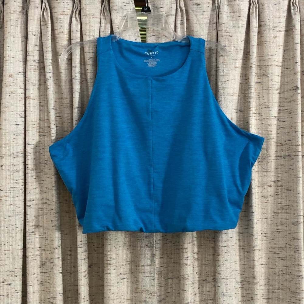 Torrid Low Impact Wireless High Neck Longline Active Top